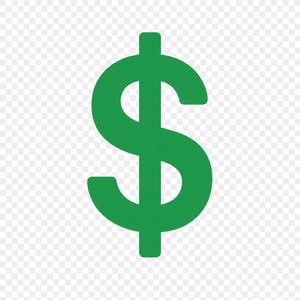 Dollar Icon in Abstract Art Style